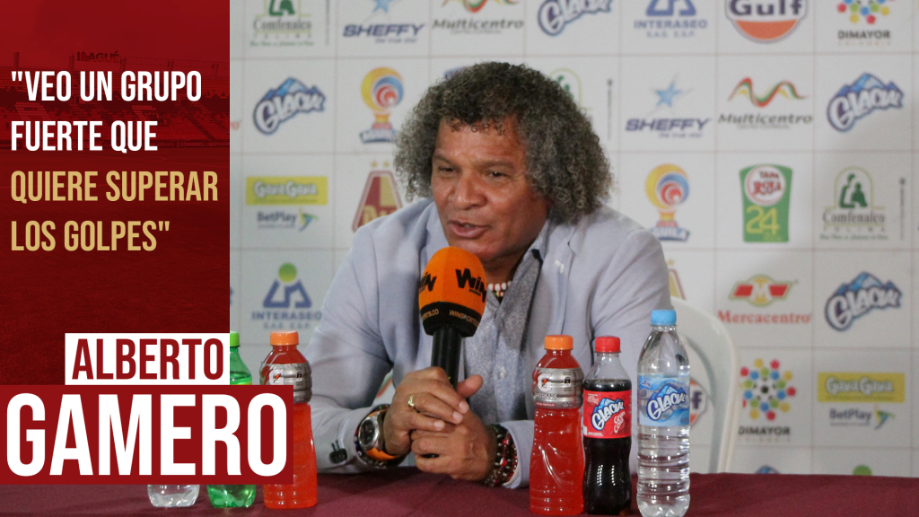 ‘’VEO UN GRUPO FUERTE QUE QUIERE SUPERAR LOS GOLPES’’.