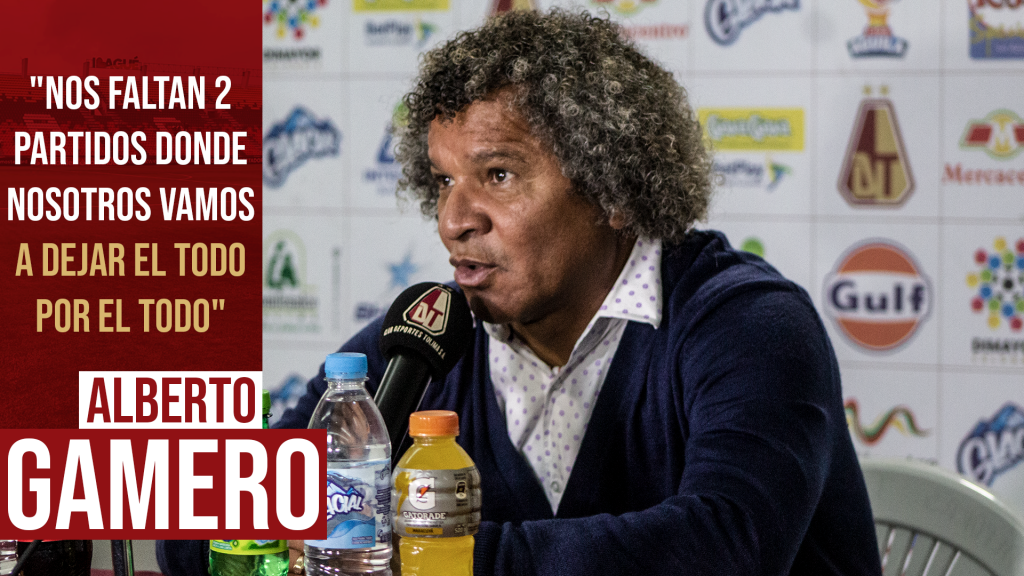 “NOS FALTAN DOS PARTIDOS DONDE NOSOTROS VAMOS A DEJAR EL TODO POR EL TODO”