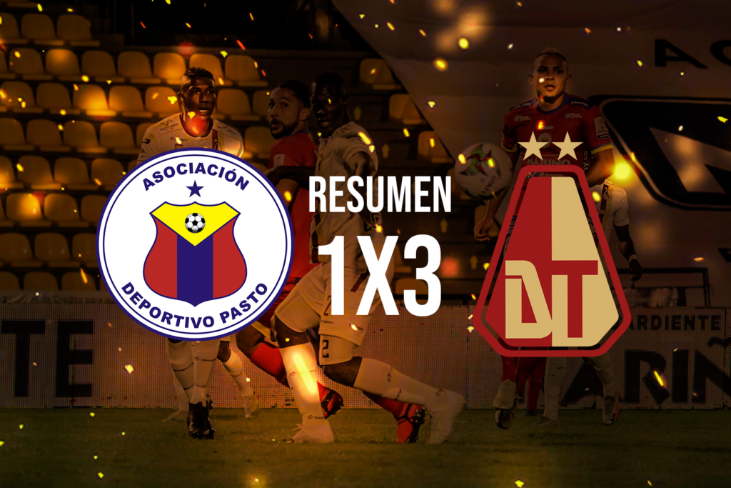 MINUTO A MINUTO DEPORTES TOLIMA VS DEPORTIVO PASTO.